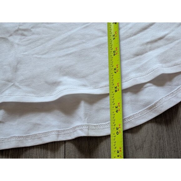 Isabel Pima Tunic Tank White Womens L Soft Surroundings Sleeveless NWT - Picture 8 of 9